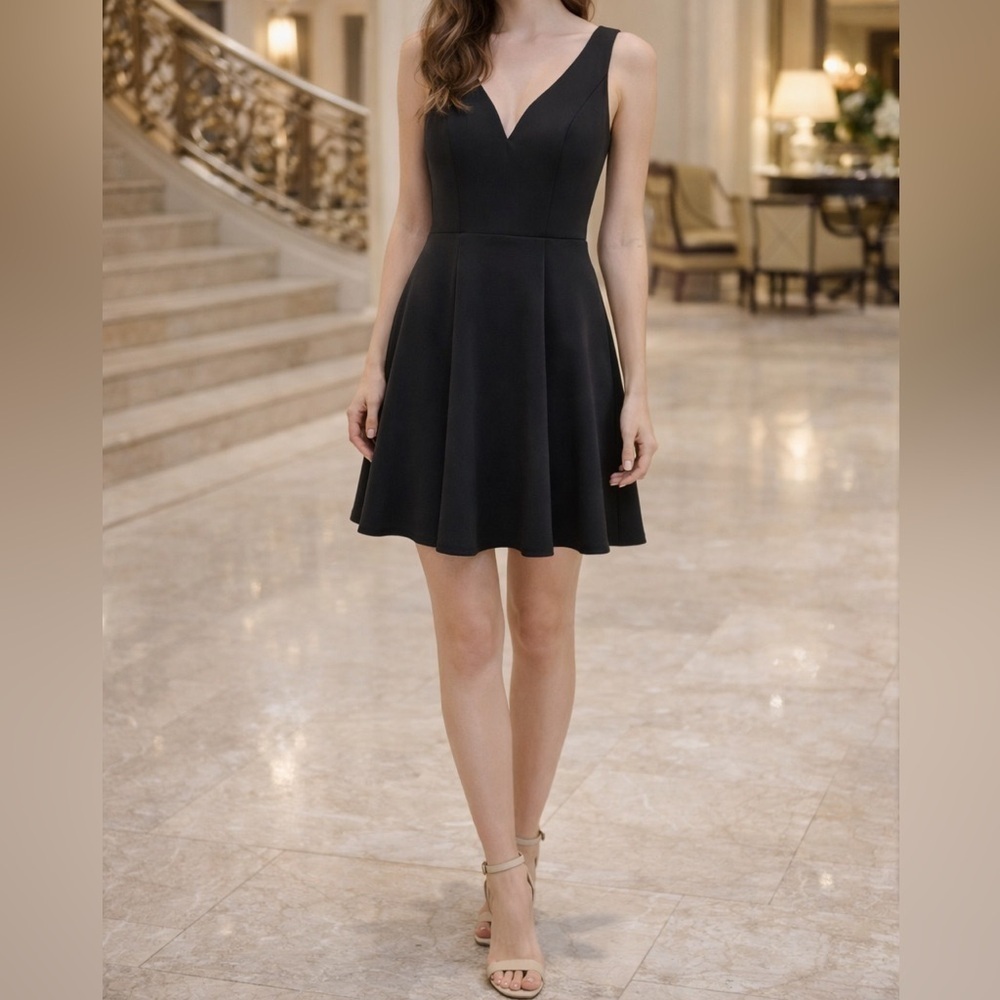 Forever 21 A-Line Mini Dress with Flared Skirt Holiday Party